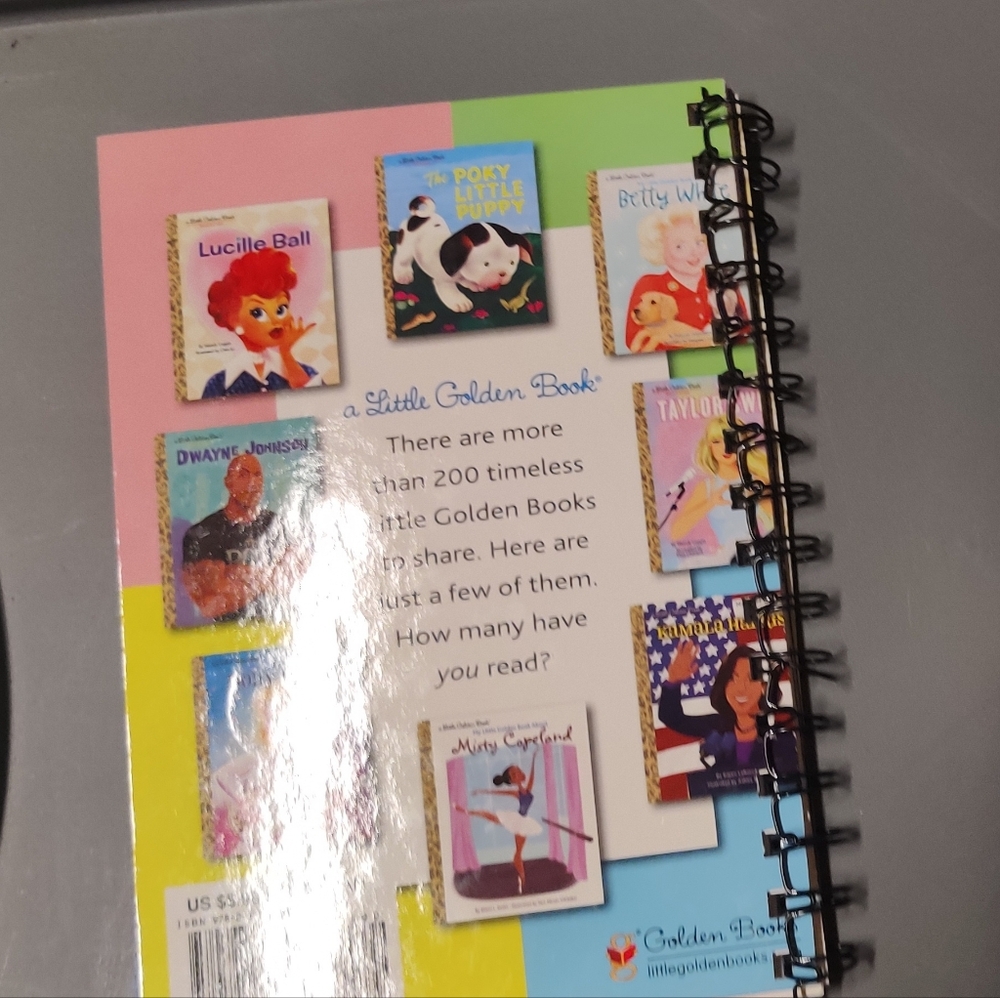 Repurposed Little Golden Book/Journal (Simone Biles) - Picture 3 of 3